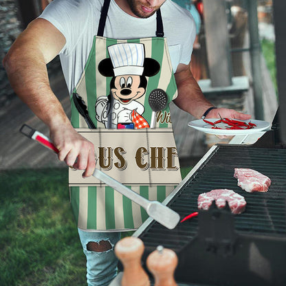 Head Chef And Sous Chef - Personalized Mouse Apron