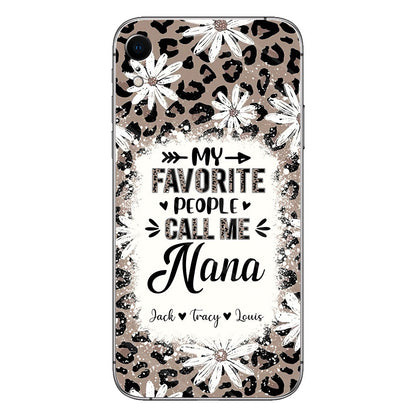 Daisy Leopard Grandma - Personalized Mother's Day Grandma Phone Case