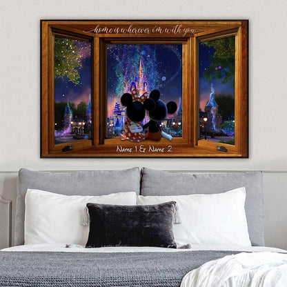 Home Is Wherever I Am With You - Personalized Mouse Poster