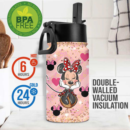 Magic Mouse Ears - Personalized Kids Water Bottle