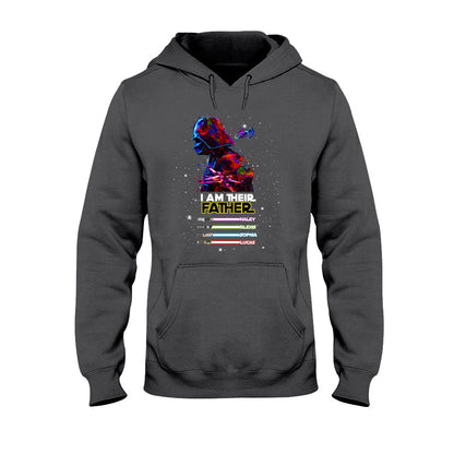 I Am Their Father Darth Vader Lightsaber Personalized Star Wars Shirt - Star Wars Family T-shirt and Hoodie