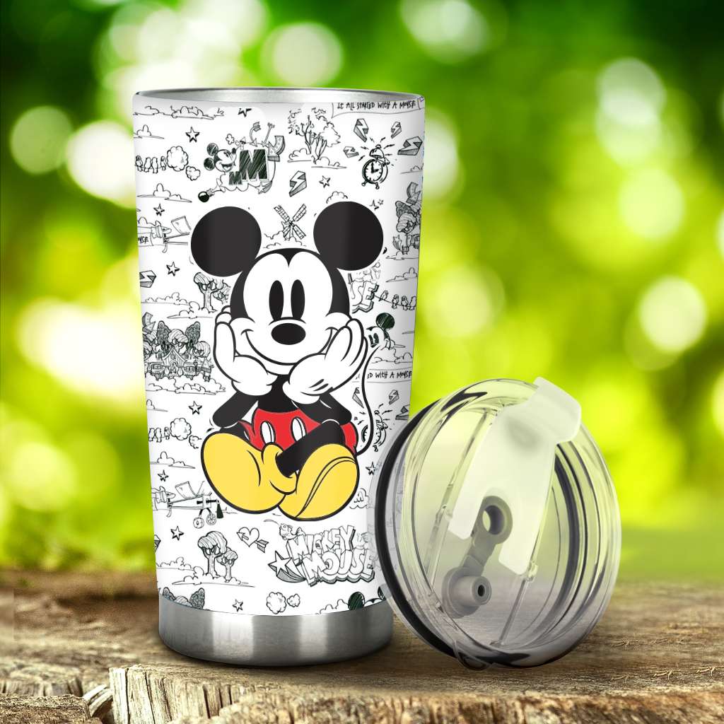 Started With A Mouse Mouse Tumbler 0523