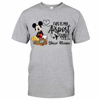 This Is My Airport Shirt - Personalized Mouse T-shirt and Hoodie