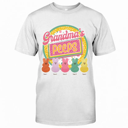 Grandma's Peeps - Personalized Easter Day T-shirt and Hoodie