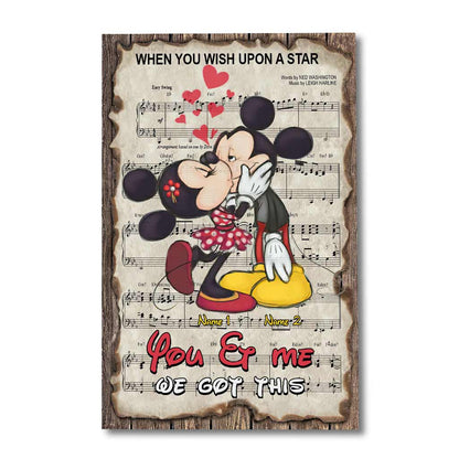 You & Me We Got This - Personalized Mouse Canvas And Poster