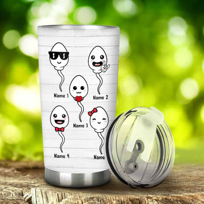 Started From Your Balls - Personalized Father's Day Tumbler