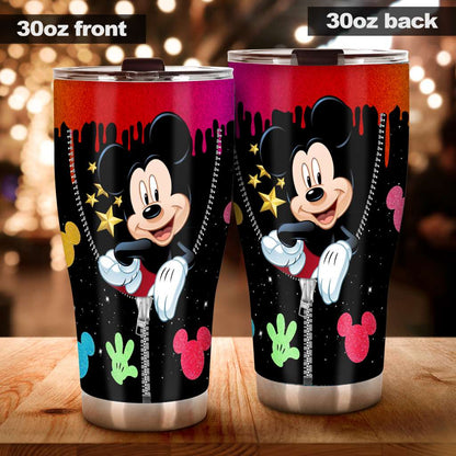 Zipper Pattern Mouse Tumbler 0523