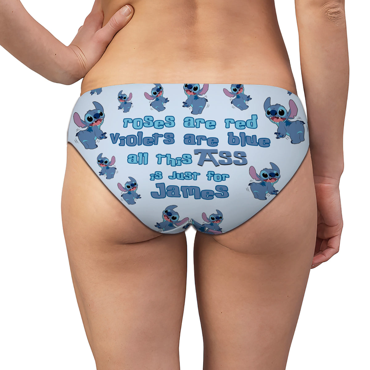 Roses Are Red Violets Are Blue - Personalized Ohana Women Briefs