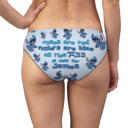 Roses Are Red Violets Are Blue - Personalized Ohana Women Briefs