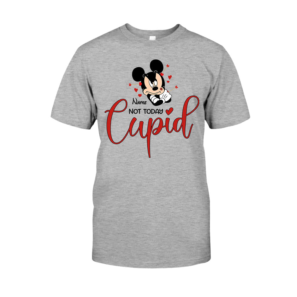 Not Today Cupid - Personalized Valentine Mouse T-shirt and Hoodie