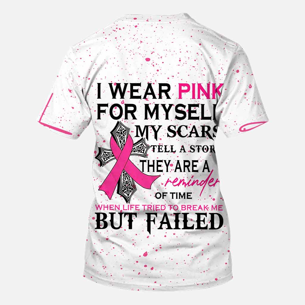 I We Wear Pink - Breast Cancer Awareness All Over T-shirt and Hoodie 1121