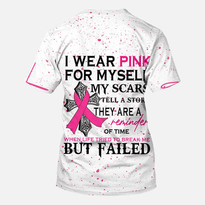 I We Wear Pink - Breast Cancer Awareness All Over T-shirt and Hoodie 1121