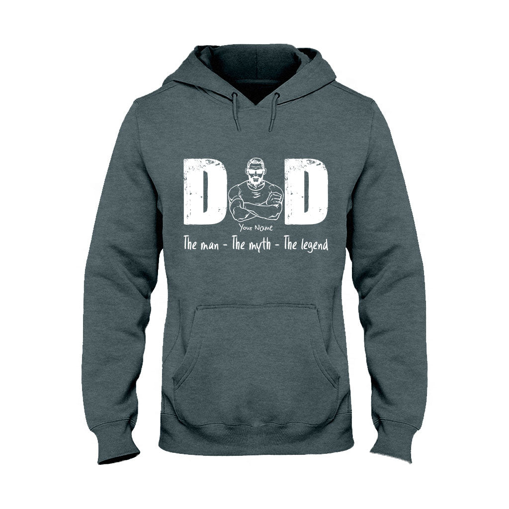 The Man The Myth The Legend - Personalized Father T-shirt and Hoodie