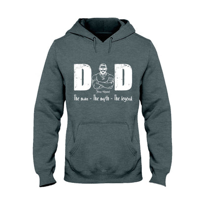 The Man The Myth The Legend - Personalized Father T-shirt and Hoodie