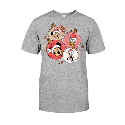 Merry Bright - Christmas Mouse T-shirt and Hoodie
