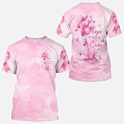 Hope For A Cure Elephant - Breast Cancer Awareness All Over T-shirt and Hoodie 0822