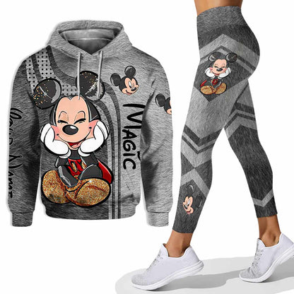 Cute Mouse Ears - Personalized Hoodie and Leggings