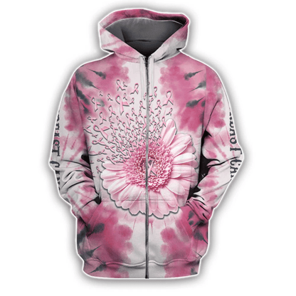 Daisy Pink Ribbons - Breast Cancer Awareness All Over T-shirt and Hoodie 0822