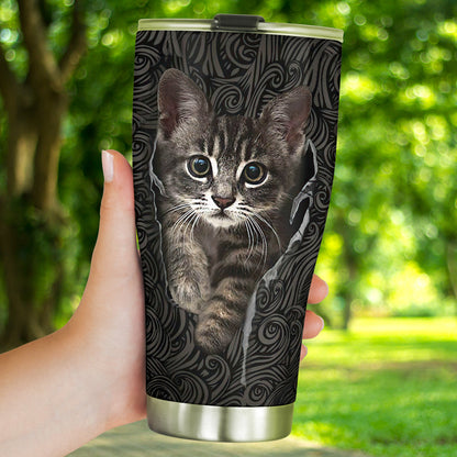 Cute Cat Tumbler 0622