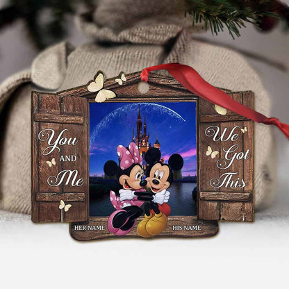I Am Yours - Personalized Christmas Mouse Ornament (Printed On Both Sides)