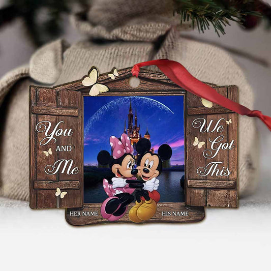 I Am Yours - Personalized Christmas Mouse Ornament (Printed On Both Sides)