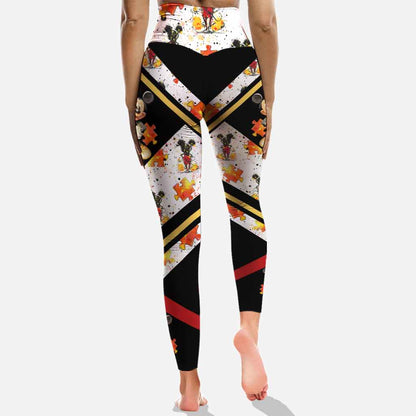 It's Okay To Be Different - Personalized Autism Awareness Hoodie and Leggings
