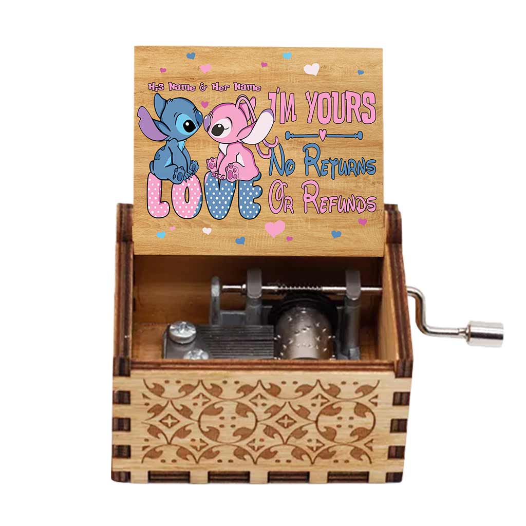 I'm Yours - Personalized Ohana Hand Crank Music Box