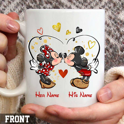 Togther Is Our Favorite Place To Be - Personalized Couple Mouse Mug
