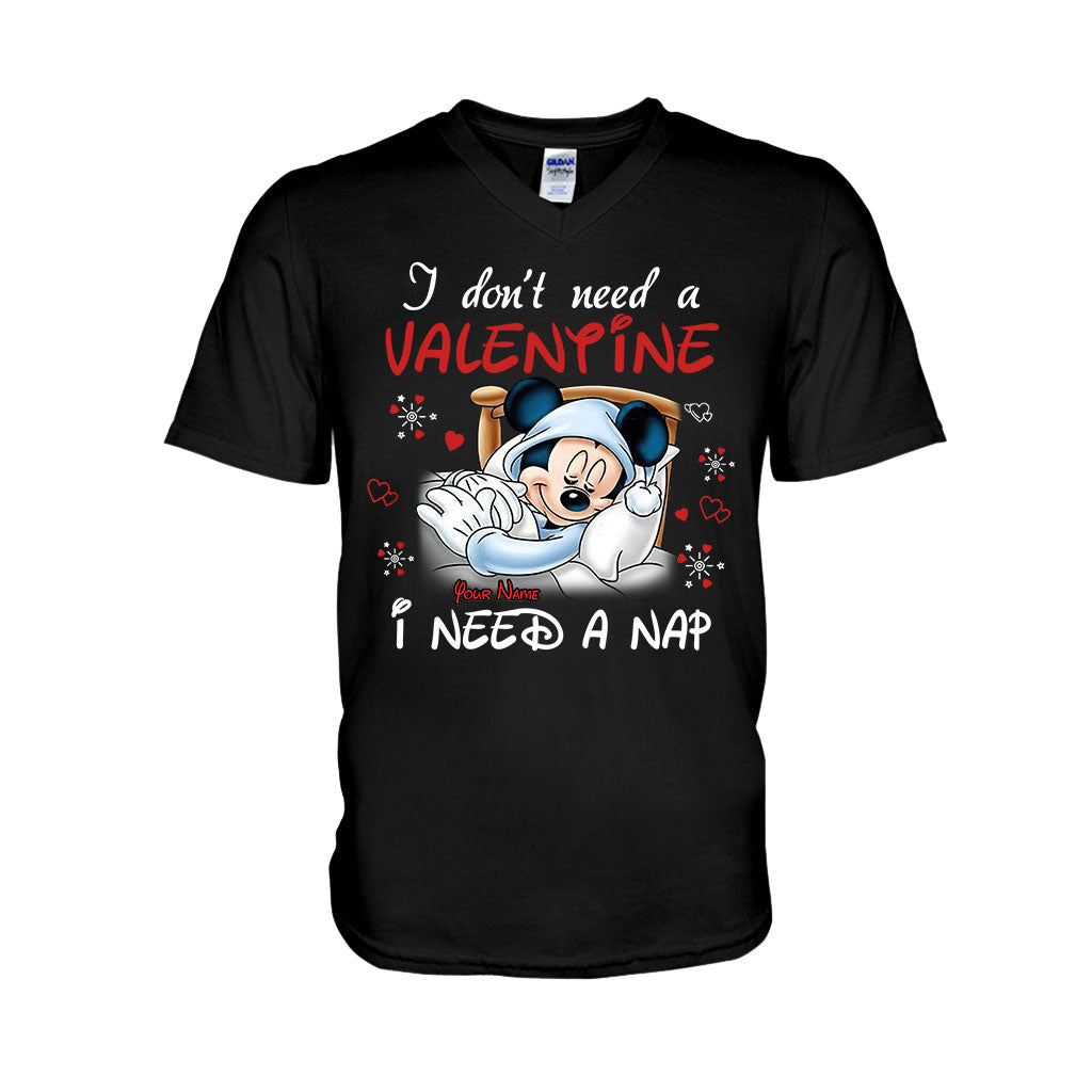 I Don't Need A Valentine - Personalized Valentine Mouse T-shirt and Hoodie