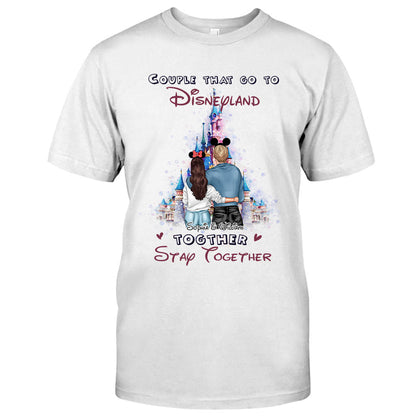 Couple That Go To Magical Land Together - Personalized Couple Mouse T-shirt and Hoodie