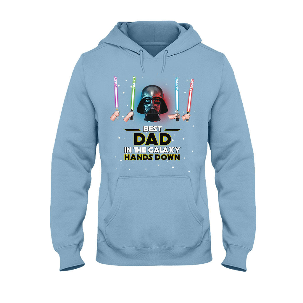Best Dad In The Galaxy - Personalized The Force T-shirt and Hoodie