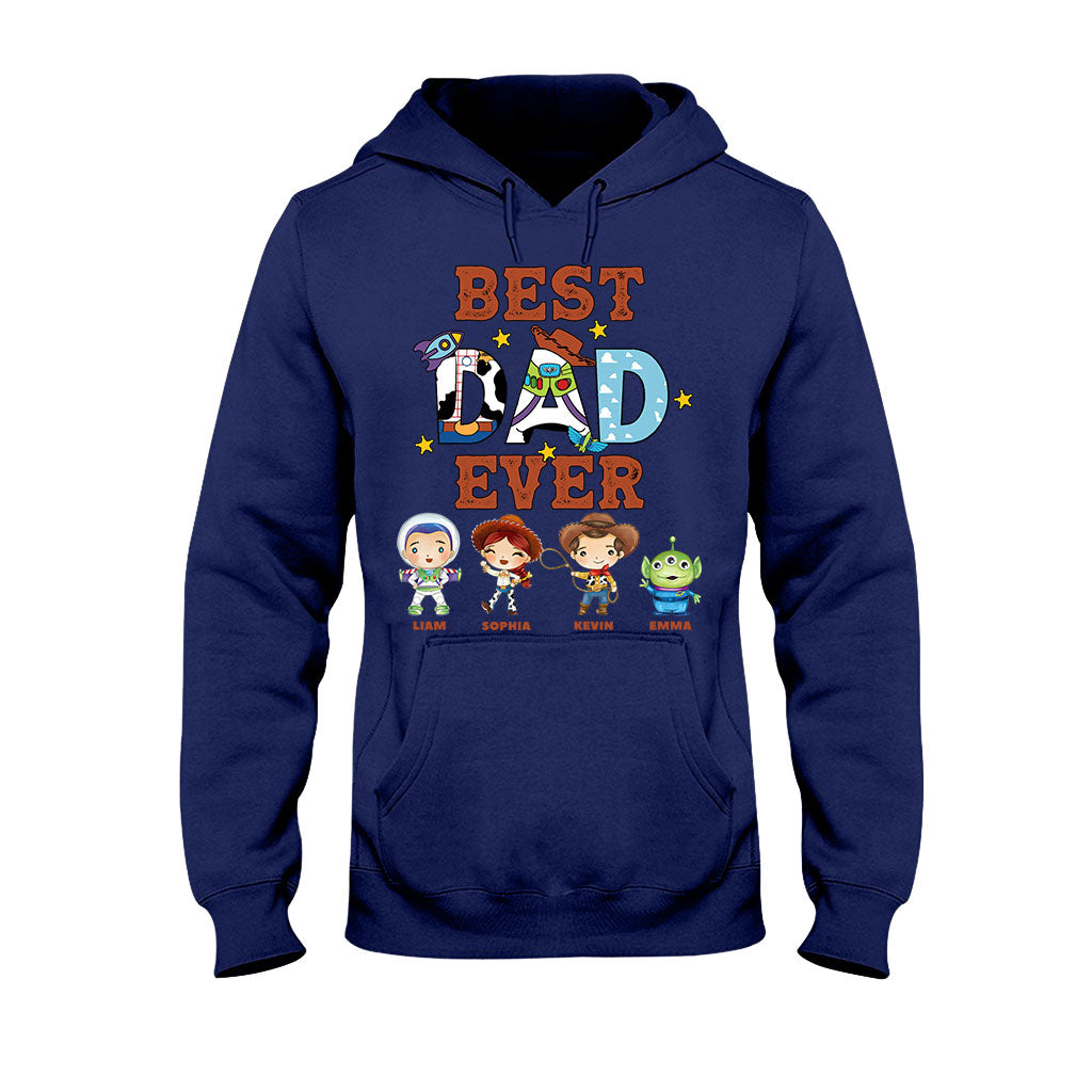 Best Dad Ever - Personalized Mouse T-shirt and Hoodie