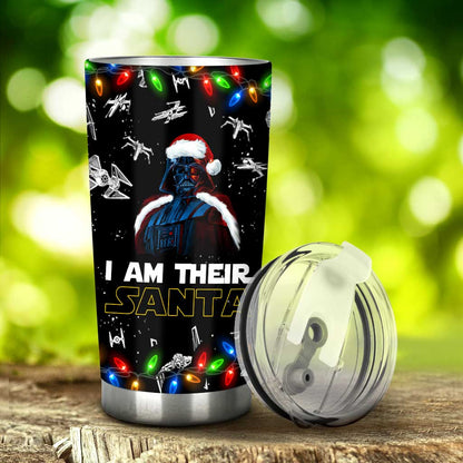 I Am Their Santa - Personalized Christmas Father Tumbler