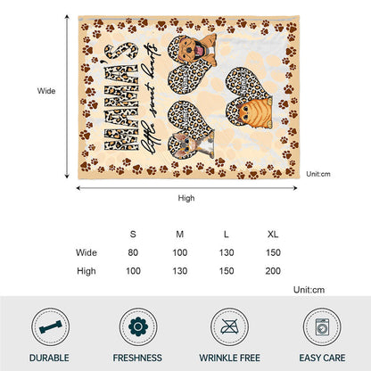 Mama's Little Sweet Hearts - Personalized Mother's day Dog Blanket