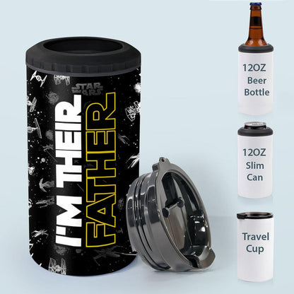I'm Their Father - Personalized The Force Can Cooler
