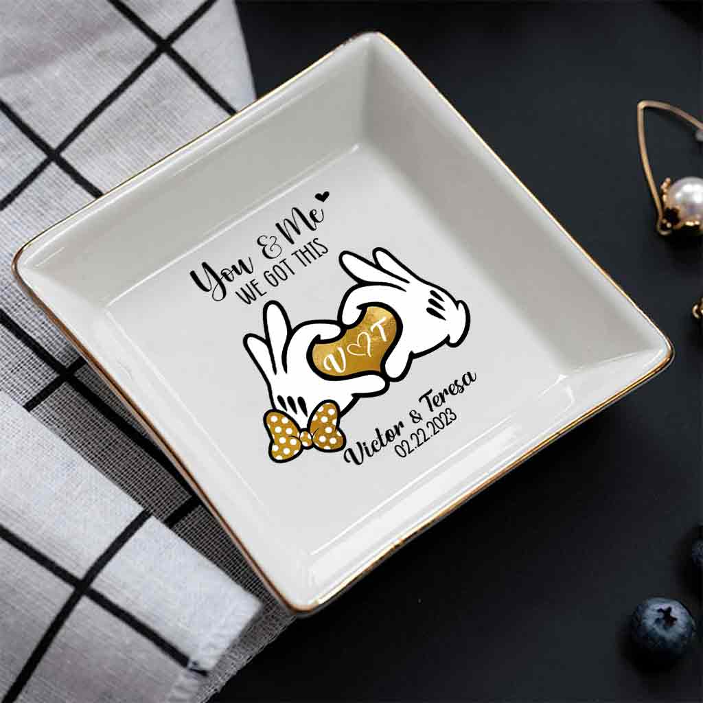 I'm Yours - Personalized Couple Mouse Jewelry Dish