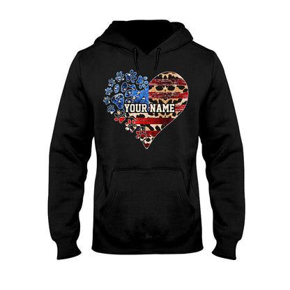 The July Cat Mom - Personalized Independence Day Dog T-shirt and Hoodie