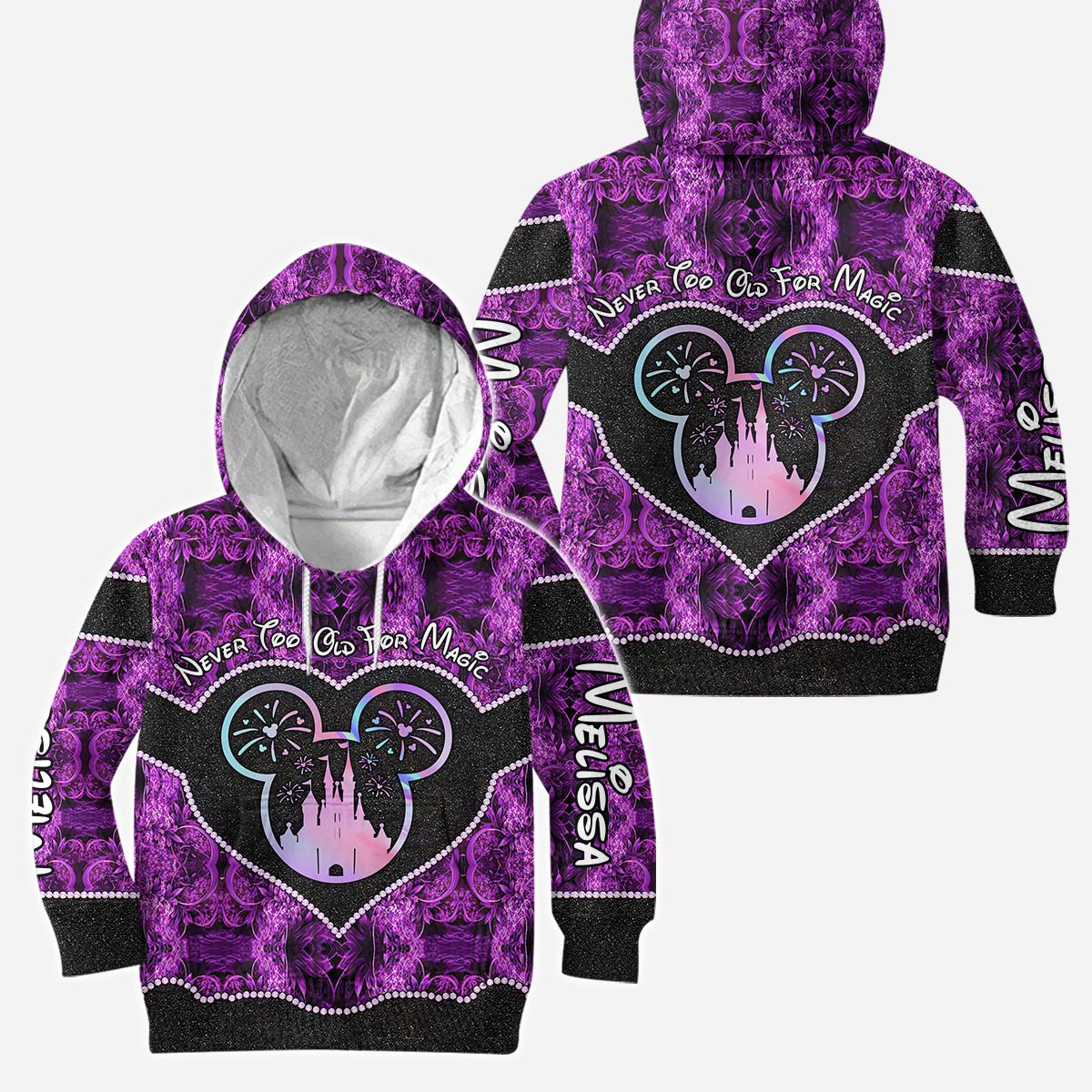 Travel Set - Personalized Mother's Day Mouse Hoodie and Leggings