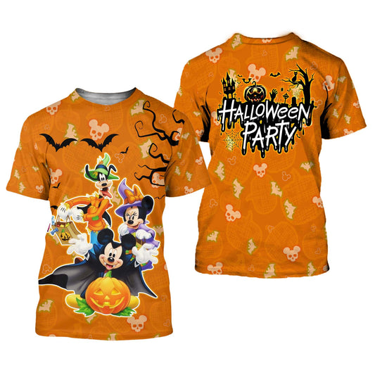 Halloween Party Mouse All Over Shirt 0823