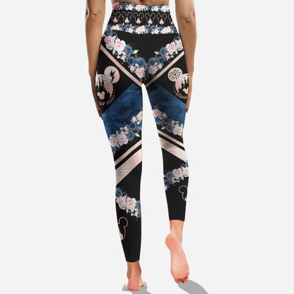 Just A Girls Who Loves Turtle - Personalized Mouse Cross Tank Top and Leggings