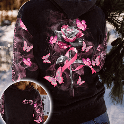 Faith Hope Love Roses - Breast Cancer Awareness All Over T-shirt and Hoodie 0822