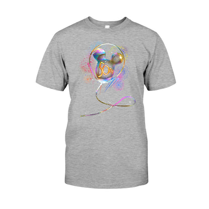 50 Years Mouse Ear Balloon EARidescent - Personalized T-shirt and Hoodie