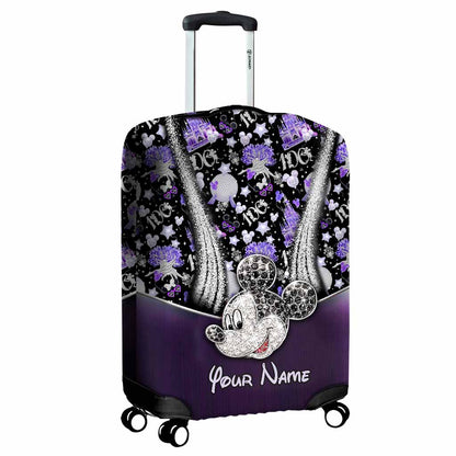Magic World Is Calling - Personalized Mouse Luggage Cover