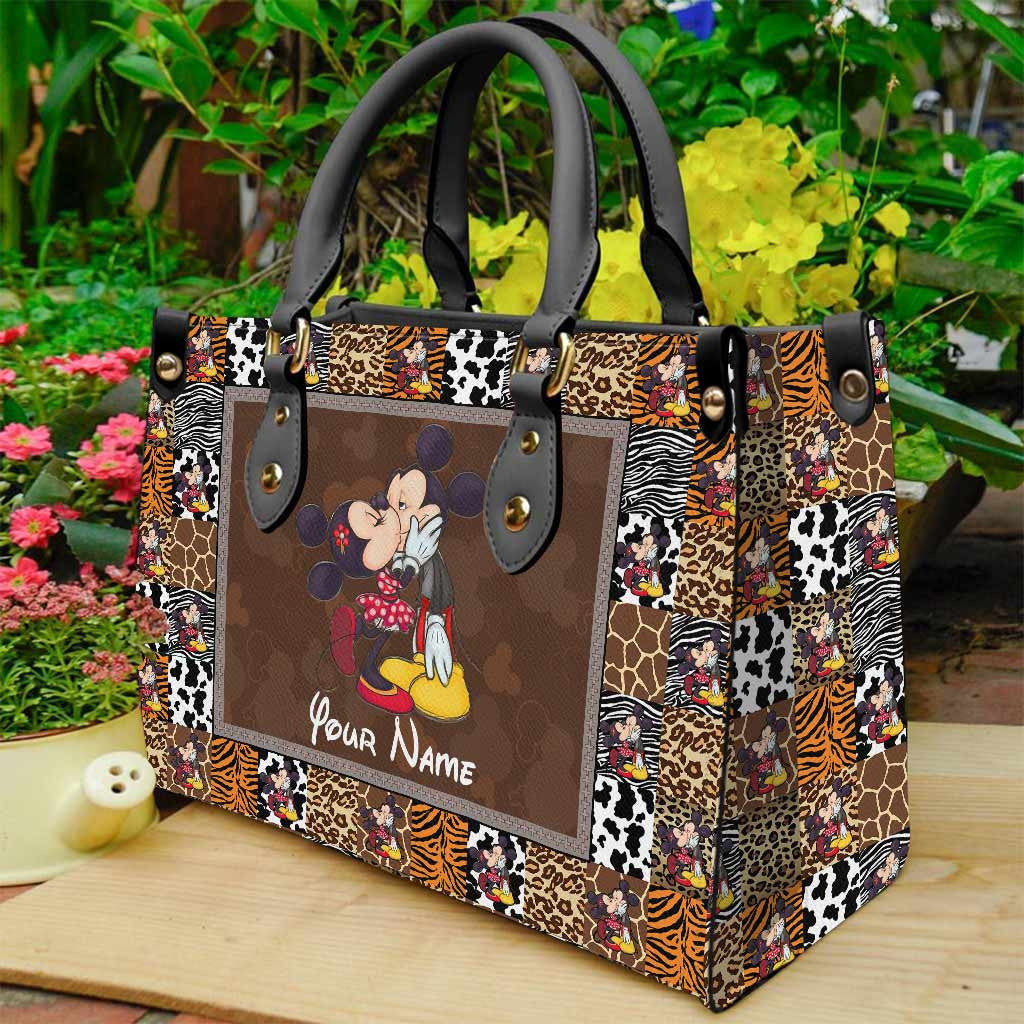 Love Mouse - Personalized Mouse Leather Handbag 0523