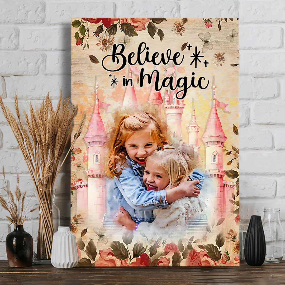 Believe In Magic - Personalized Mouse Canvas And Poster