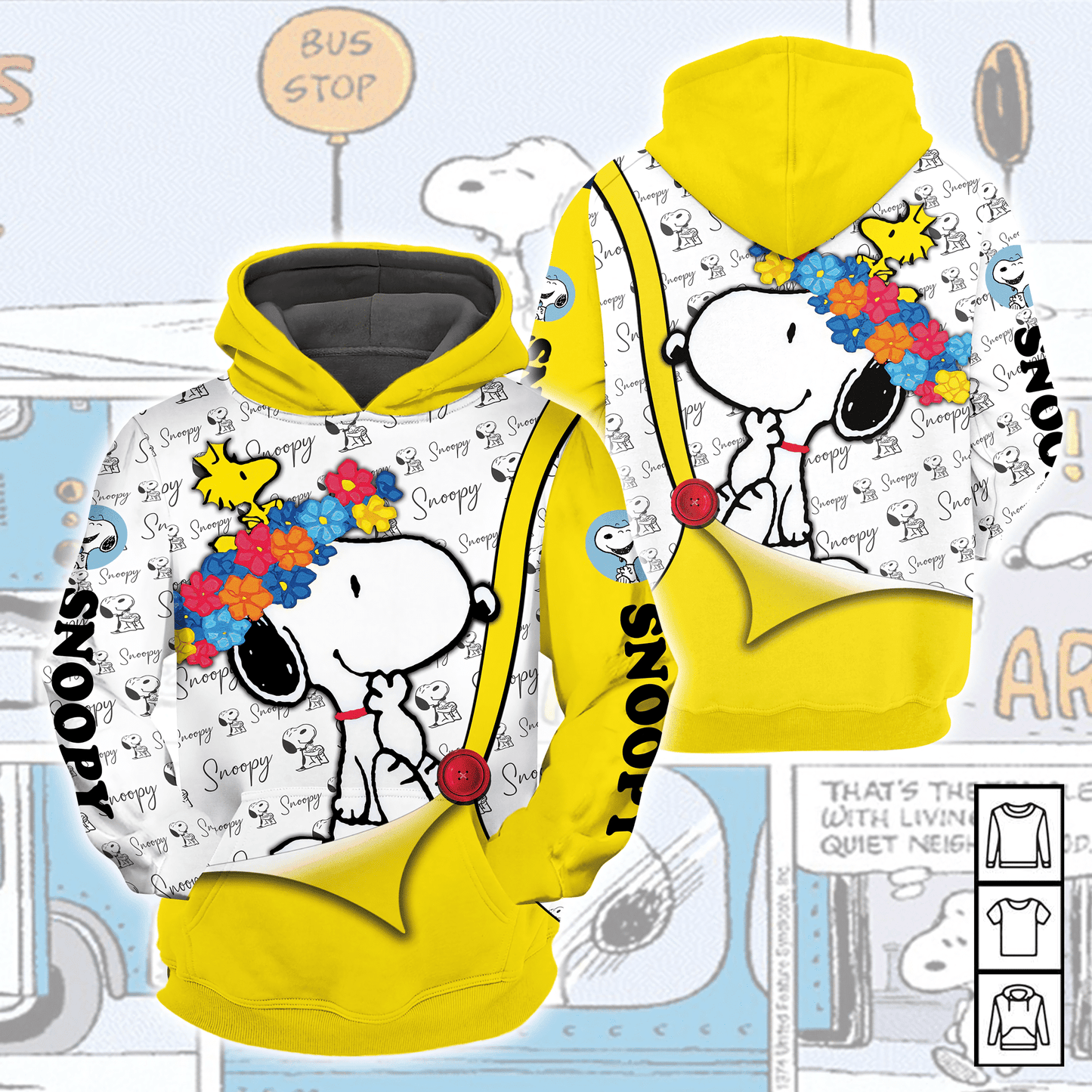 Be Happy All Over Shirt 0823