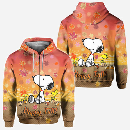 Happy Fall All Over Shirt 0823