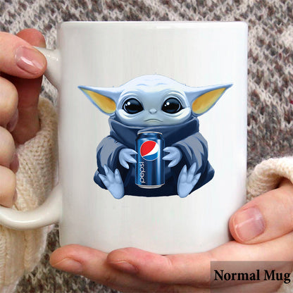 Just A Girl Who Loves Soft Drink Blue Soft Drink Mug