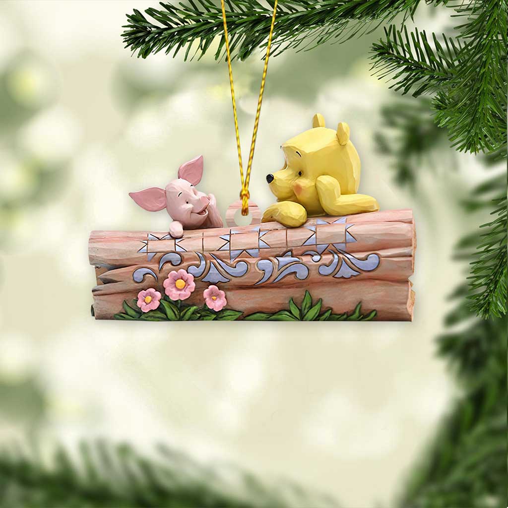 Friends - Christmas Mouse Ornament (Printed On Both Sides)