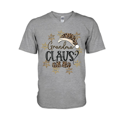 Grandma Claus - Personalized Christmas T-shirt and Hoodie